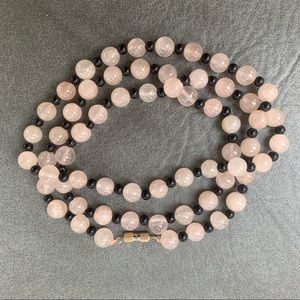 Light Pink Agate Necklace